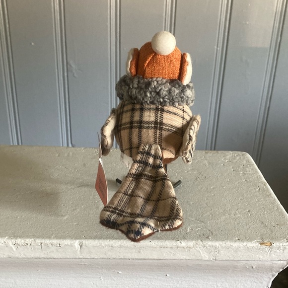 NWT Precious Chubby Fall Sweater Weather Decoration Bird w/ Metal Feet 🍁 - Picture 7 of 17